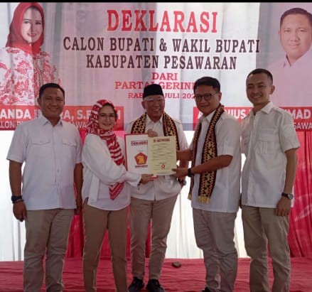 Gerindra Rekom Nanda-Antonius Pasangan Cakada Pesawaran