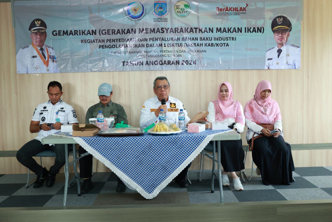 Tekan Stunting, Pemkot Tangsel Sosialisasikan ke Masyarakat Agar Gemar Konsumsi Ikan 