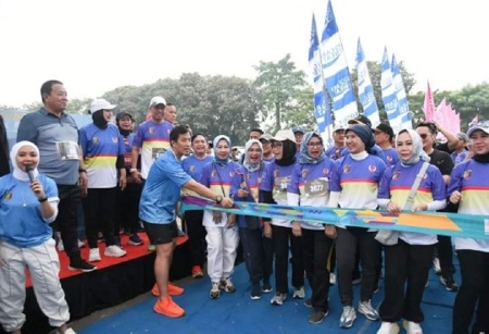 Ketua Komisi V DPRD Lampung Ikuti GubernuRUN 2024