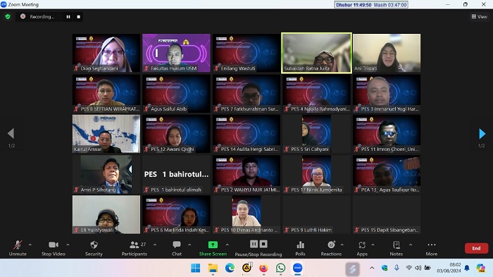 FH USM  Bersama Peradi Gelar Pendidikan Khusus Profesi Advokat