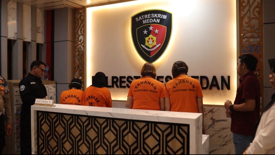 Empat Wanita Jual Beli Bayi di Kabupaten Deliserdang Diringkus Polrestabes Medan