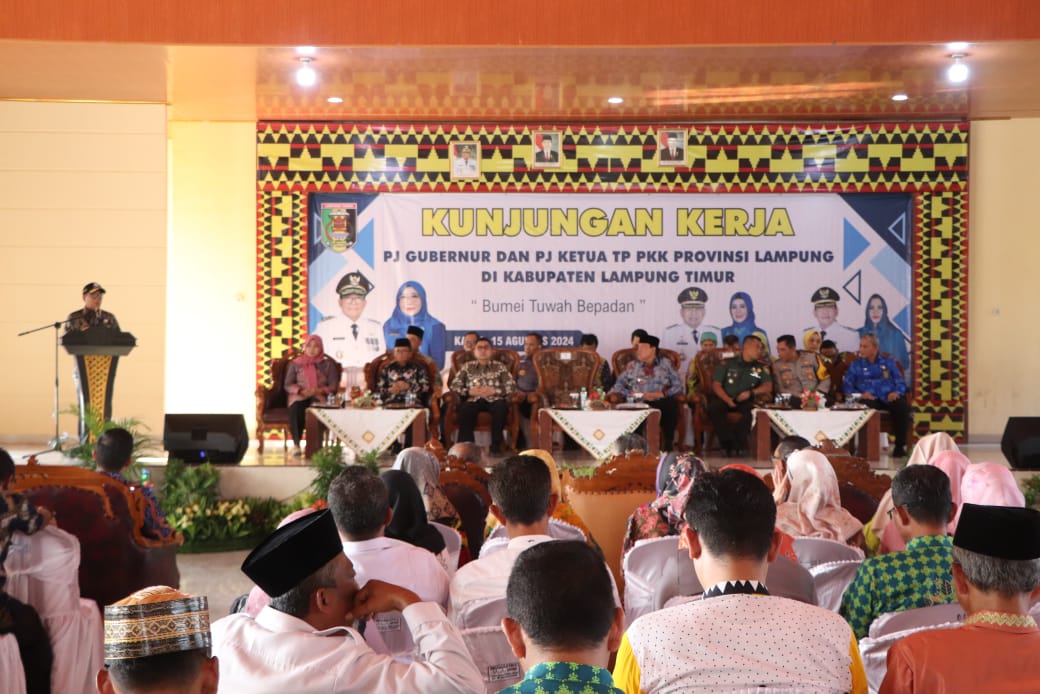 Pj.Gubernur Lampung Samsudin Kunker Di Lamtim , Beri Arahan ASN Netral Jelabg Pilkada 
