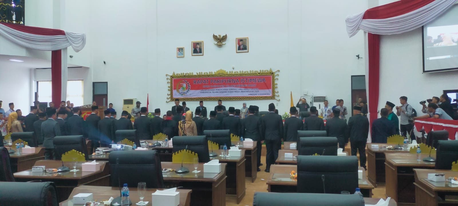 35 Anggota DPRD Kabupaten Tubaba 2024-2029 Resmi Dilantik