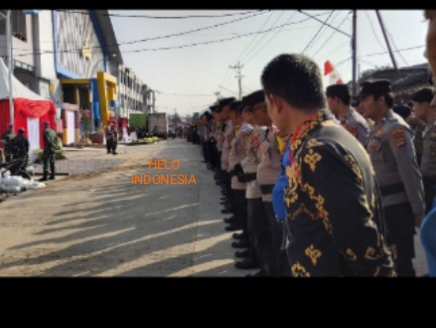 Aparat Keamanan Jaga Ketat Jokowi Resmikan Pasir Gintung