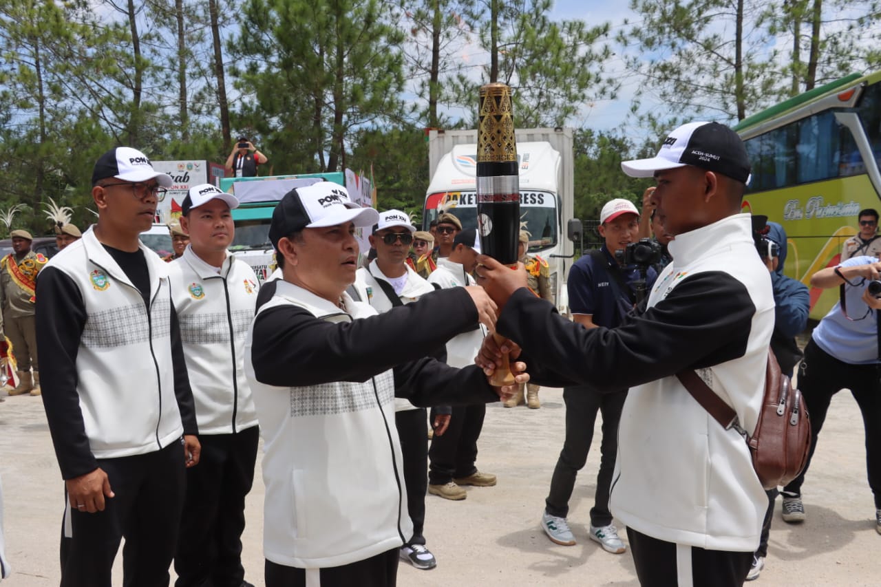 66 Personil Polres Dairi Disiapkan Mengamankan Kirab Obor PON XXI Aceh-Sumut