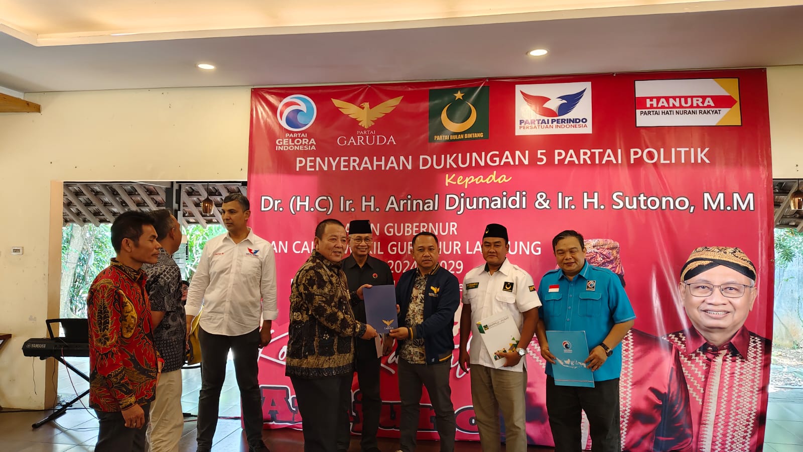 Lima Partai Nonparlemen Deklarasi Dukung Arjuno