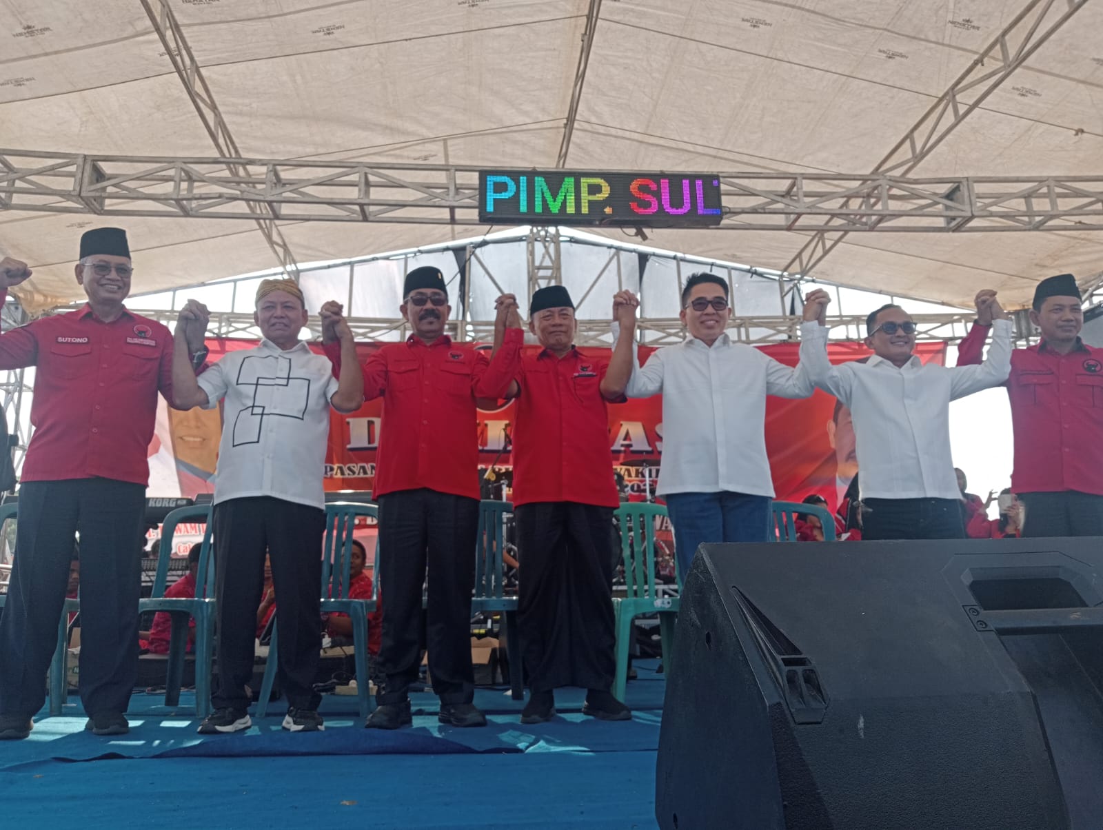 Ratusan Kepala Desa Siap Menangkan Dawam-Erawan.