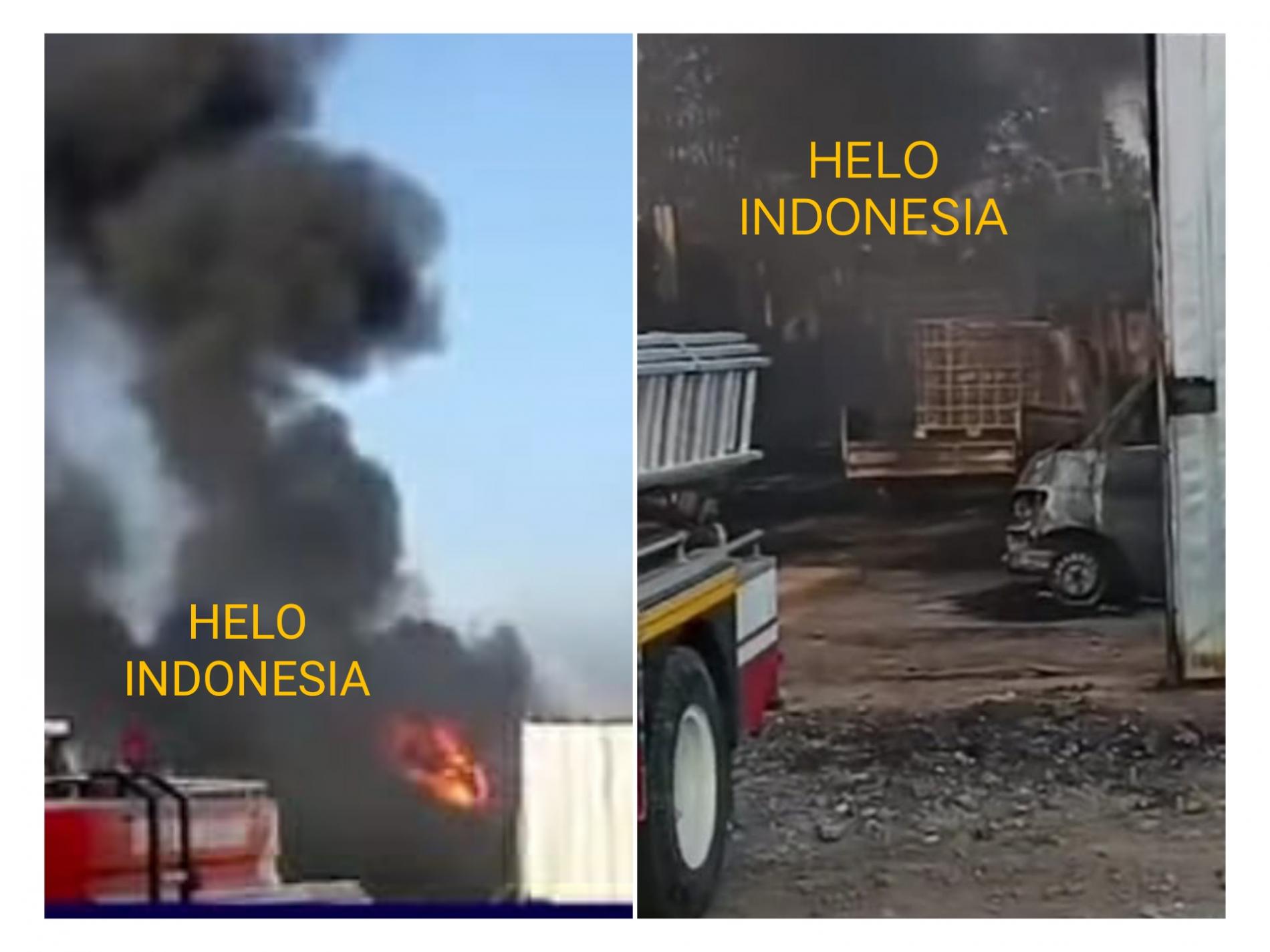 Gudang Penimbunan BBM Ilegal Meledak dan Terbakar Hebat di Hajimena