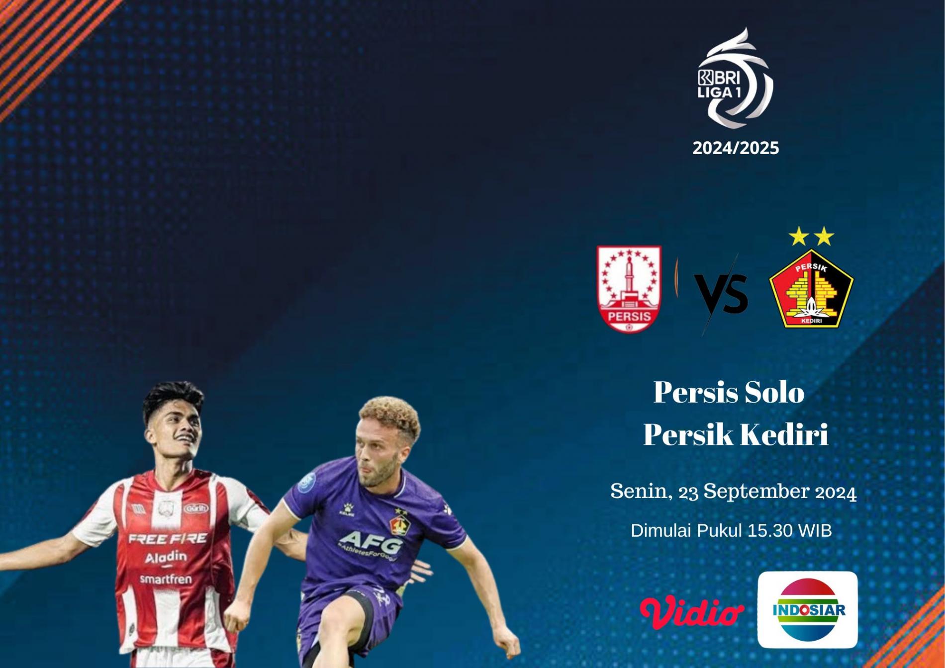 Sedang Berlangsung! Live Streaming BRI Liga 1 2024-2025 : Persis Solo vs Persik Kediri