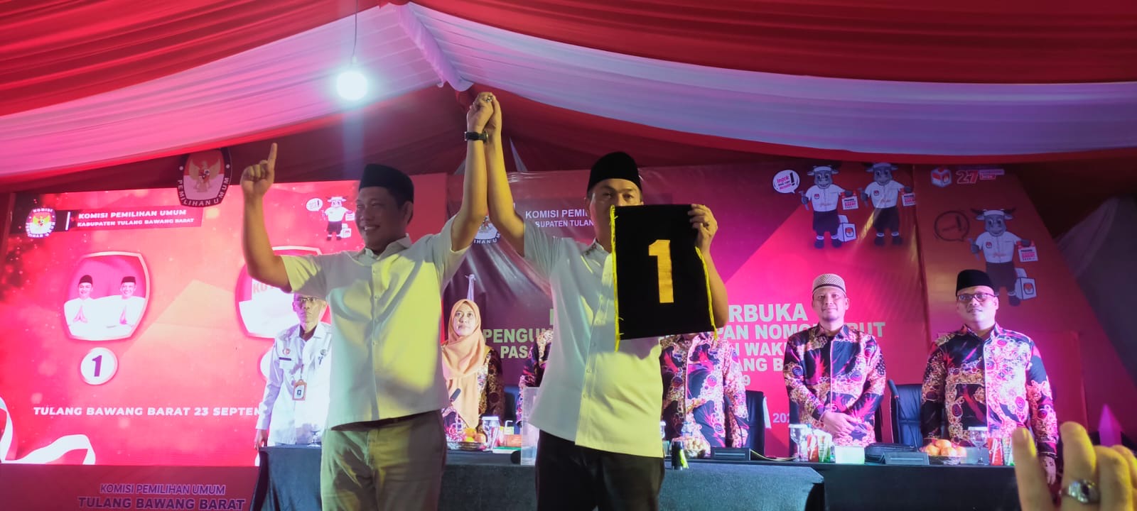 Penetapan dan Pengundian Nomor Urut, Novriwan-Nadir (NoNa) Nomor 1