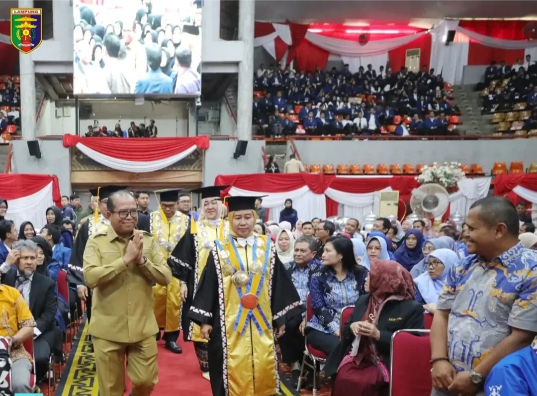 Dies Natalis  Unila ke-59 , Pj. Gubernur Dorong Unila jadi Be Strong 