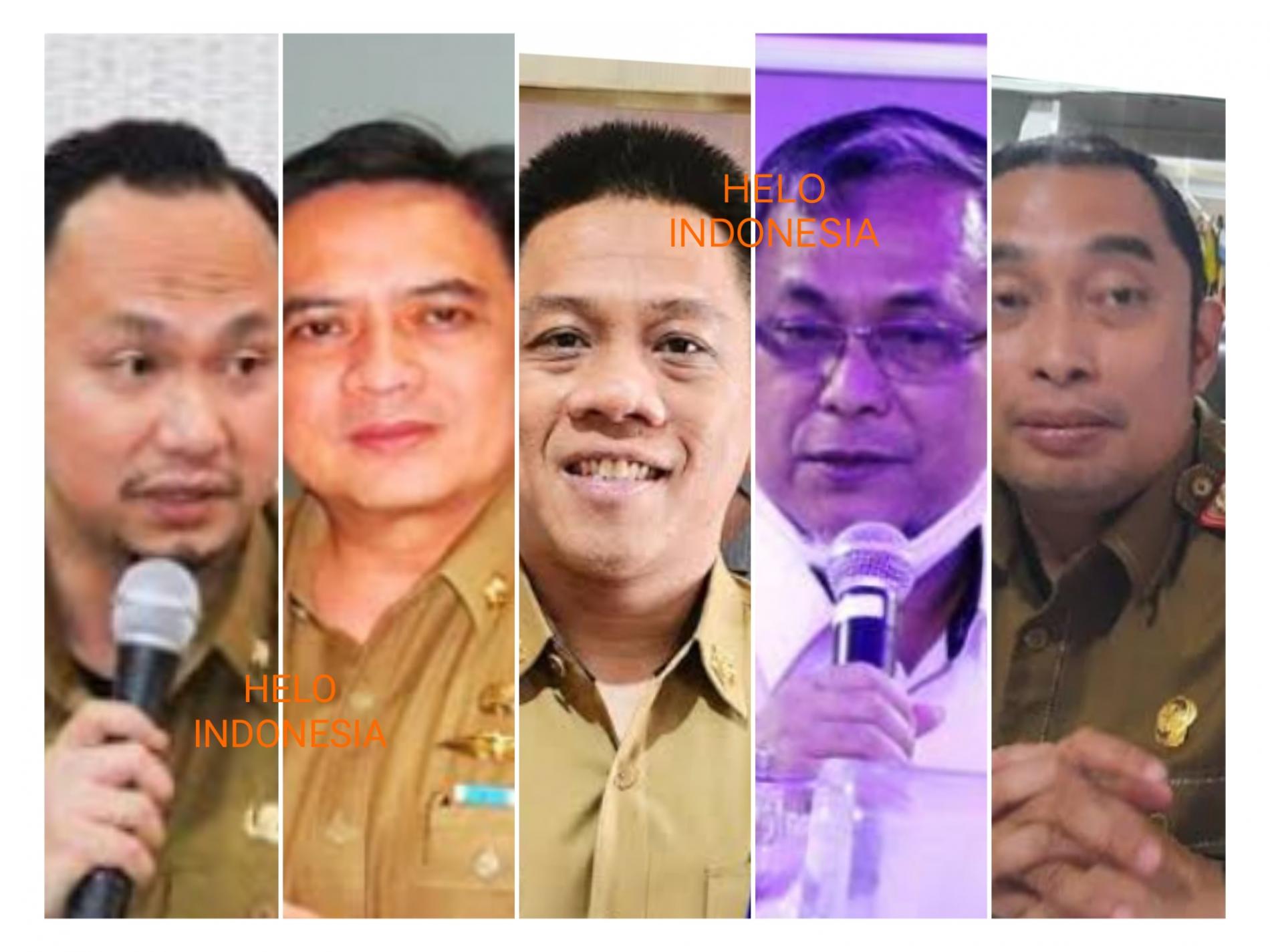 2 Pjs Wali Kota dan 3 Pjs Bupati Dikukuhkan di Balai Keratun