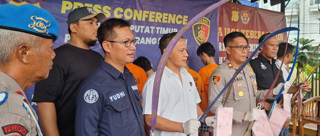 Polsek Ciputat Timur Amankan 10 Pelaku Tawuran di Tiga Lokasi Berbeda