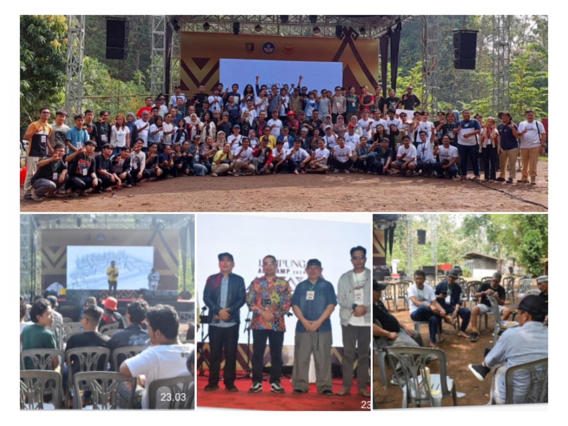 Resolusi Seniman Lampung pada Art Camp 2024  DKL. 