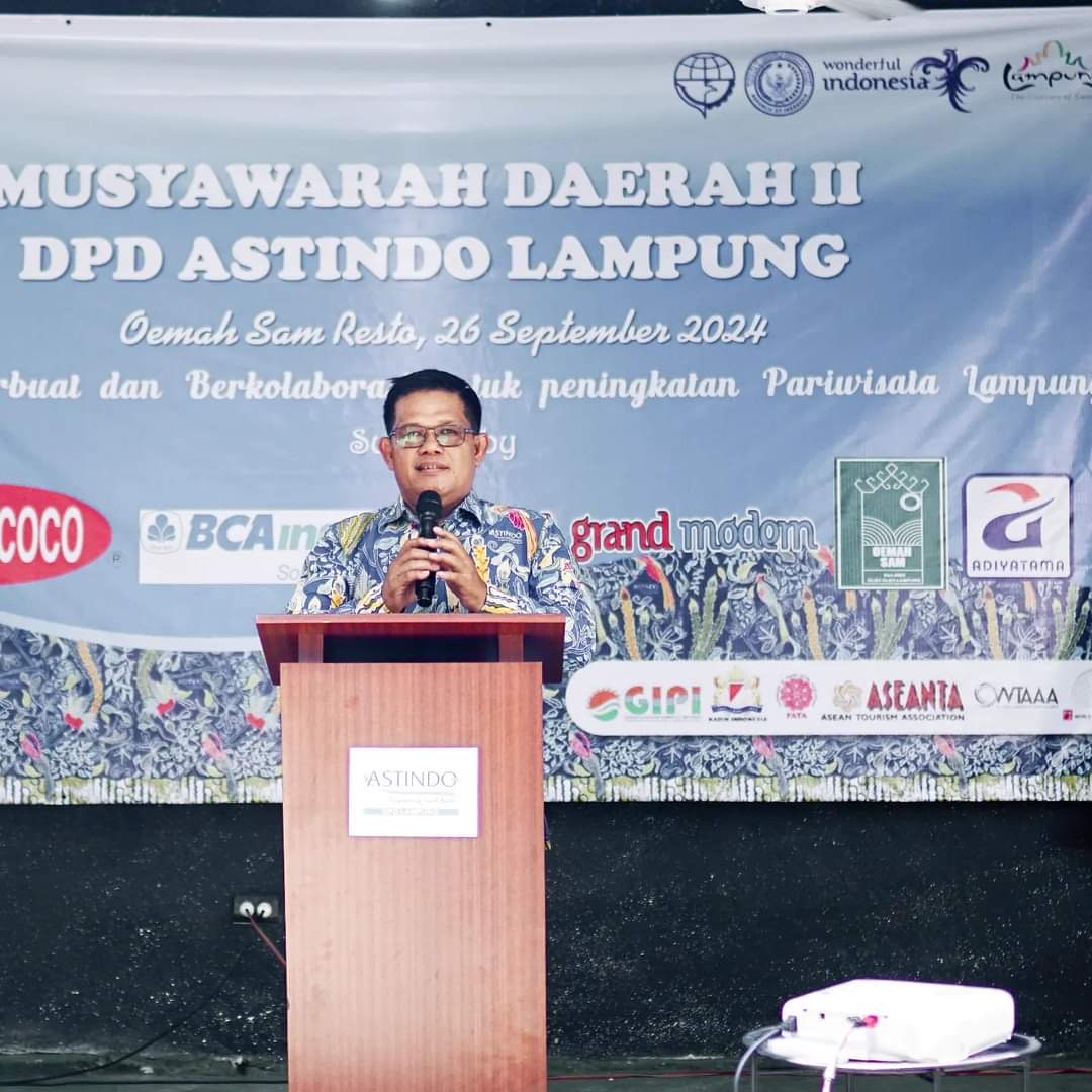 Adi Susanto Kembali Pimpin ASTINDO, Usung Kolaborasi Peningkatan Pariwisata Lampung