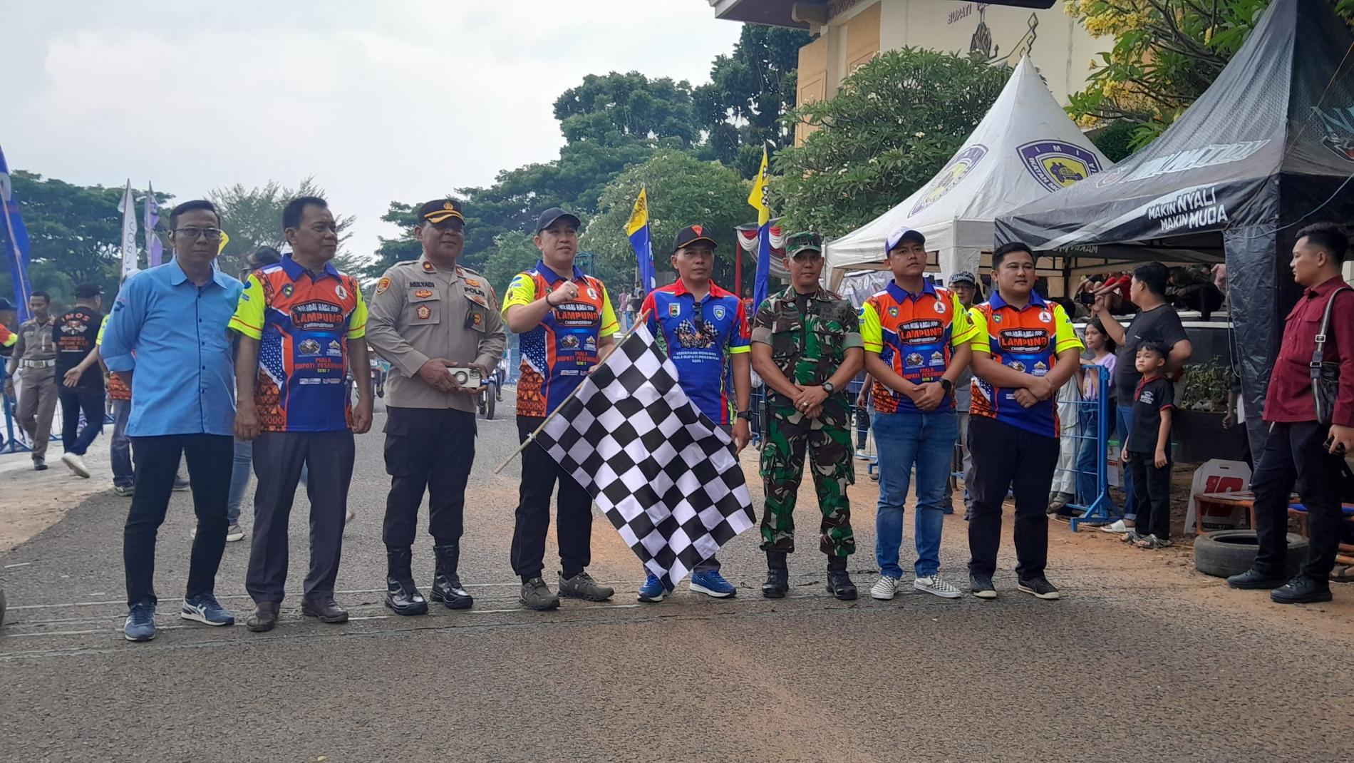 Road Race Piala Bupati Pesawaran Seri 2 Sukses Digelar, Diikuti Ratusan Rider