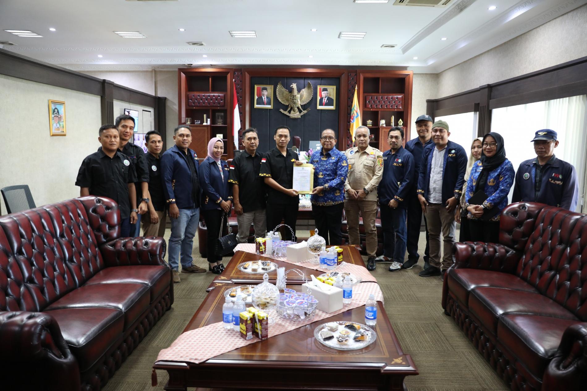  Ikatan Wartawan Online (IWO) Lampung Audiensi  ke Pj. Gubernur Samsudin