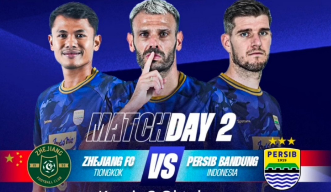 Live Streaming AFC Champions League Two: Zhejiang vs Persib Bandung, Nanti Malam di RCTI ! 