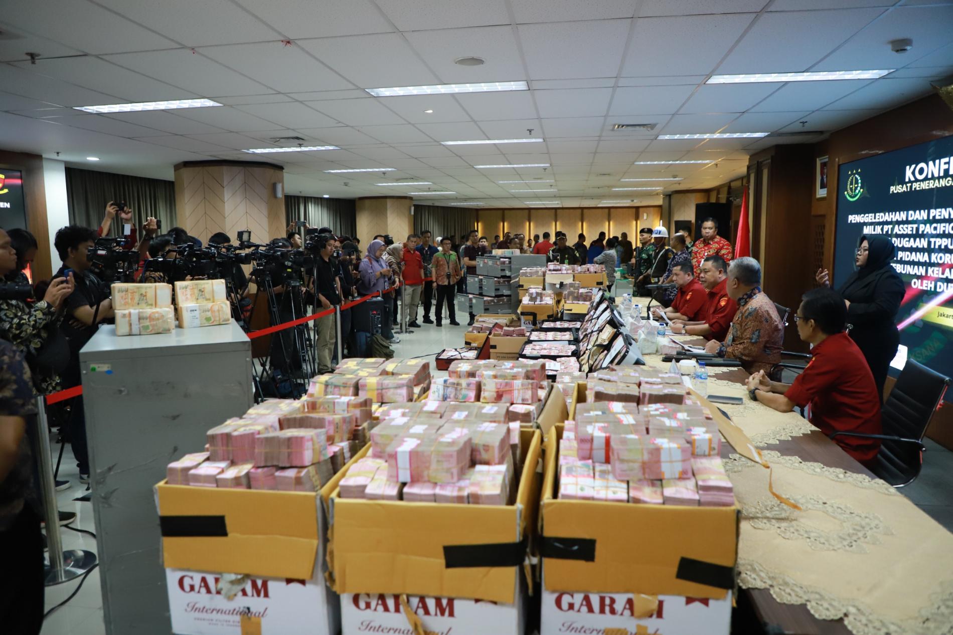Kejaksaan Agung Sita Uang Rp372 Miliar Terkait Kasus PT Duta Palma Korporasi