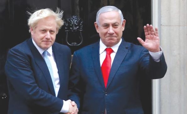 Boris Johnson dan Netanyahu