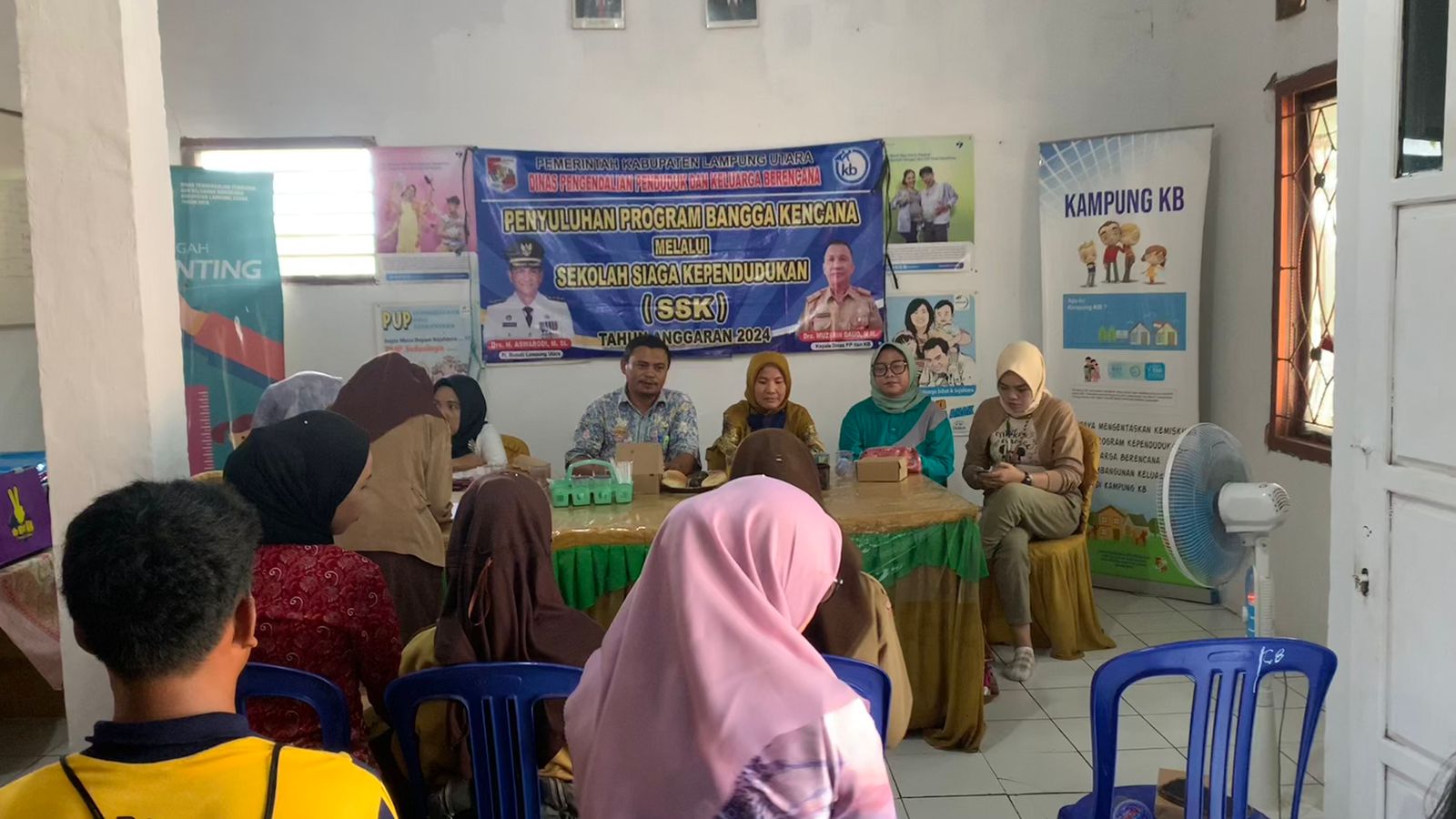 BKKBN Lampura Penyuluhan Sekolah Siaga Kependudukan di Abung Pekurun