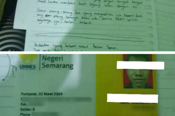 Mahasiswa Unnes Merasa Dirinya Produk Gagal Hingga Akhirnya Memilih Bundir di Balik Pintu