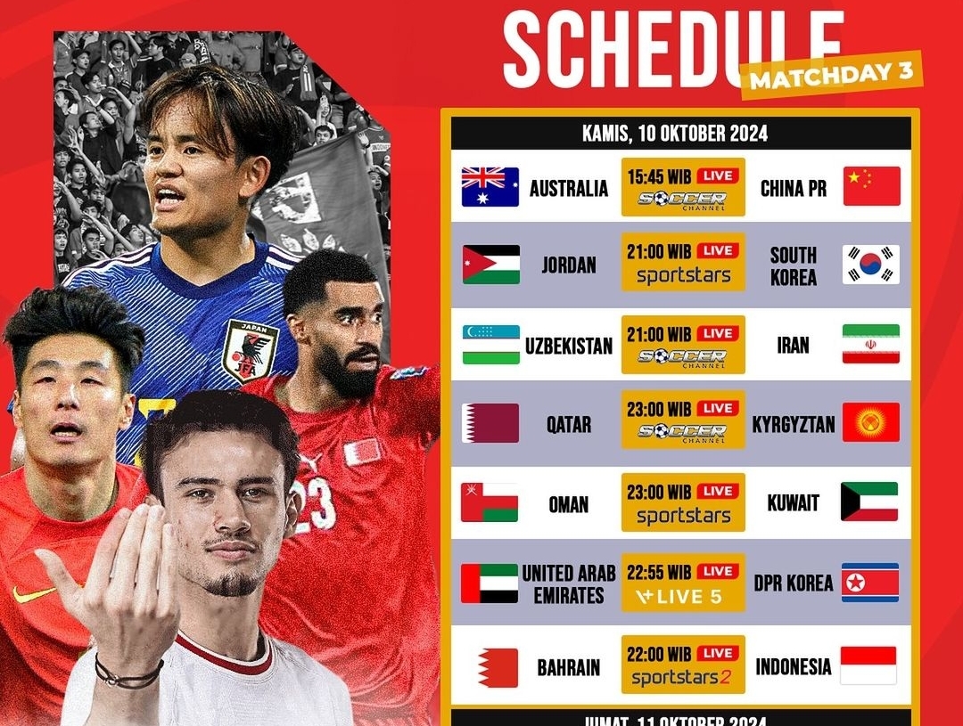 Live Streaming Kualifikasi Piala Dunia 2026 Zona Asia : Australia vs China PR, Sedang Berlangsung! 