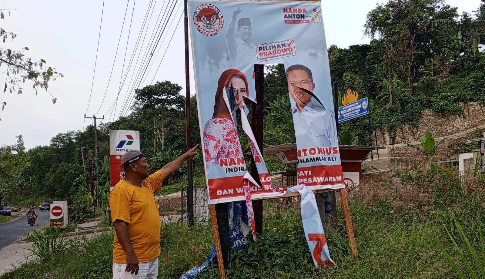 Lagi, Banner Nanda - Anton Disabotase, Kali Ini Disayat Pakai Sajam