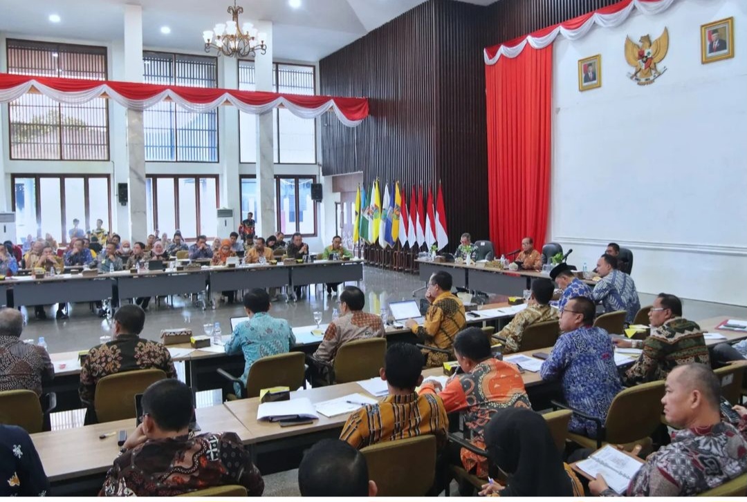 Pemprov Lampung Gelar High Level Meeting Tim Pengendalian Inflasi Daerah