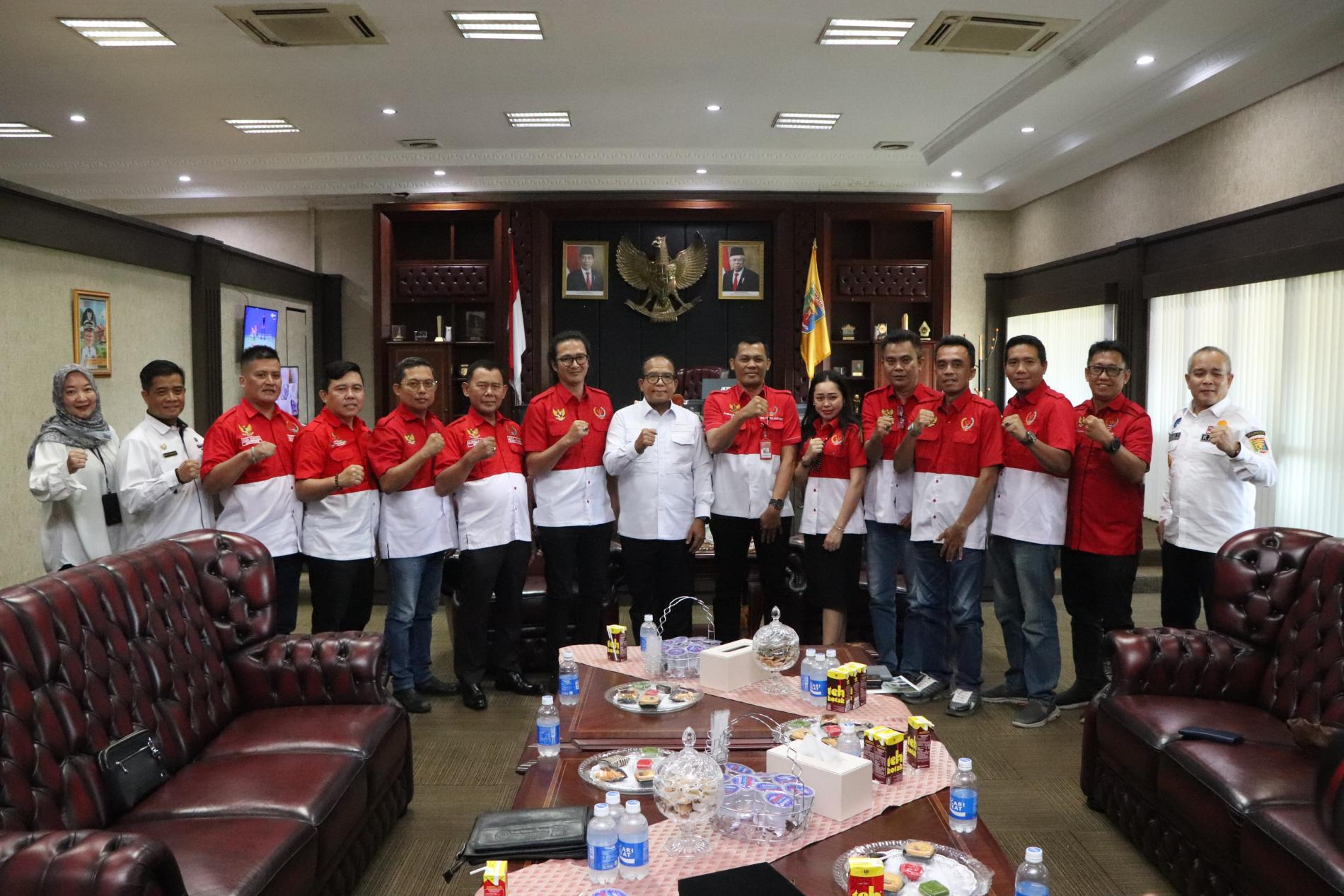 PWRI Provinsi Lampung Audiensi Ke Gubernur Lampung.