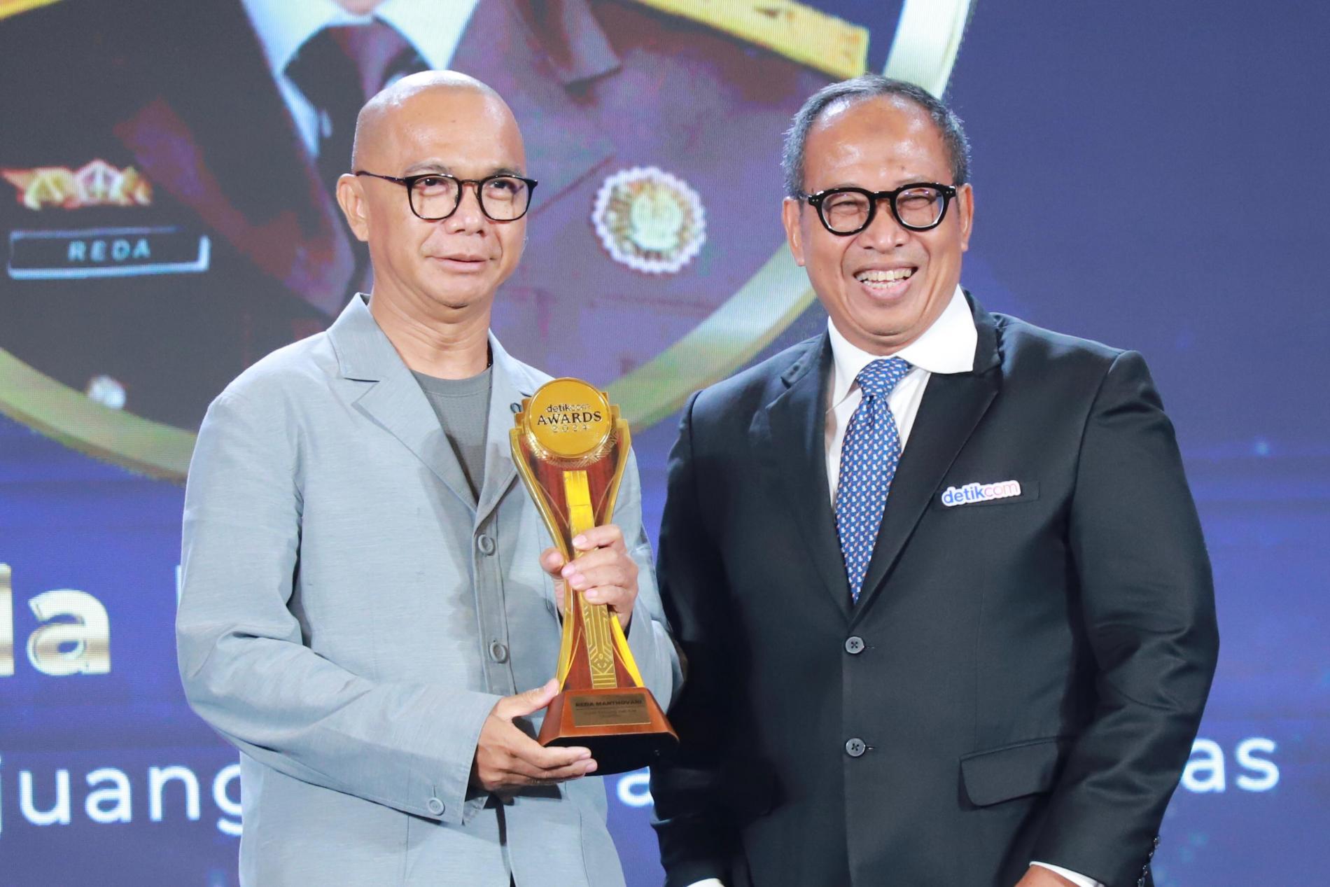 JAM-Intelijen Reda Manthovani Terima Anugerah “Tokoh Pejuang Hak-Hak Disabilitas” pada Detikcom Awards 2024