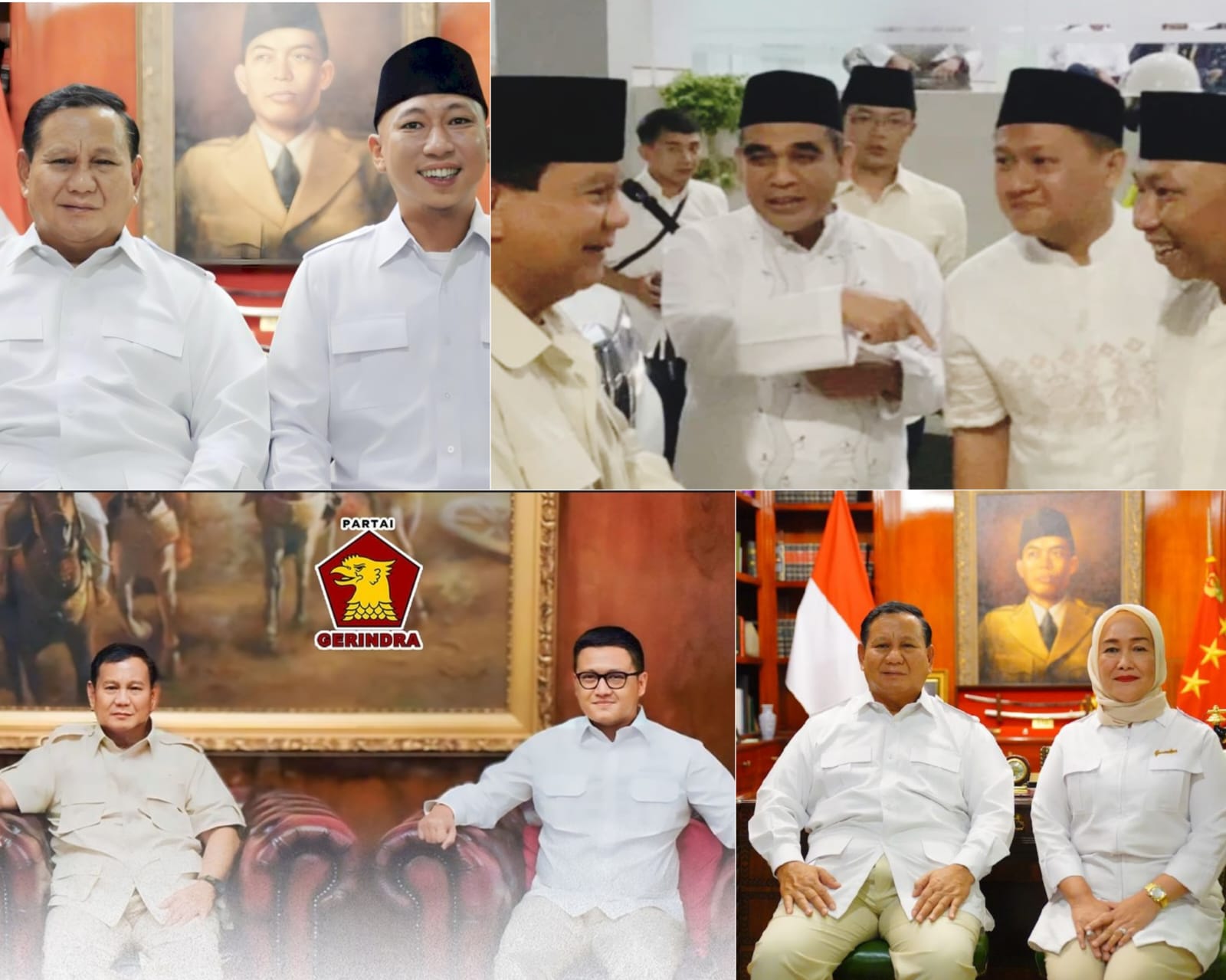 Prabowo-Gibran, Kabinet Merah Putih Usai Dilantik, Ini Komitmen Mirza, Giri, Dwita Ria