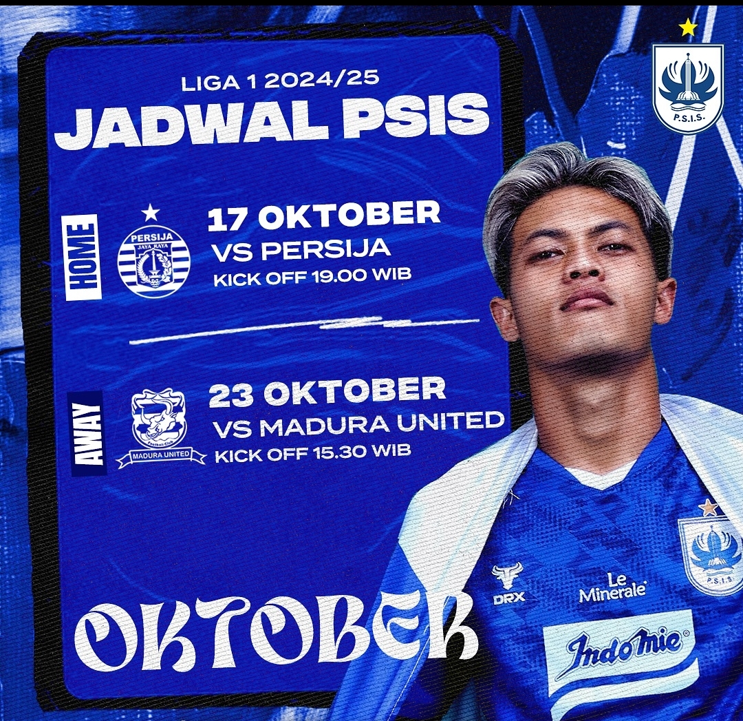 Jadwal Pertandingan Madura United vs PSIS Semarang di Pekan ke 9 BRI Liga 1 2024-2025