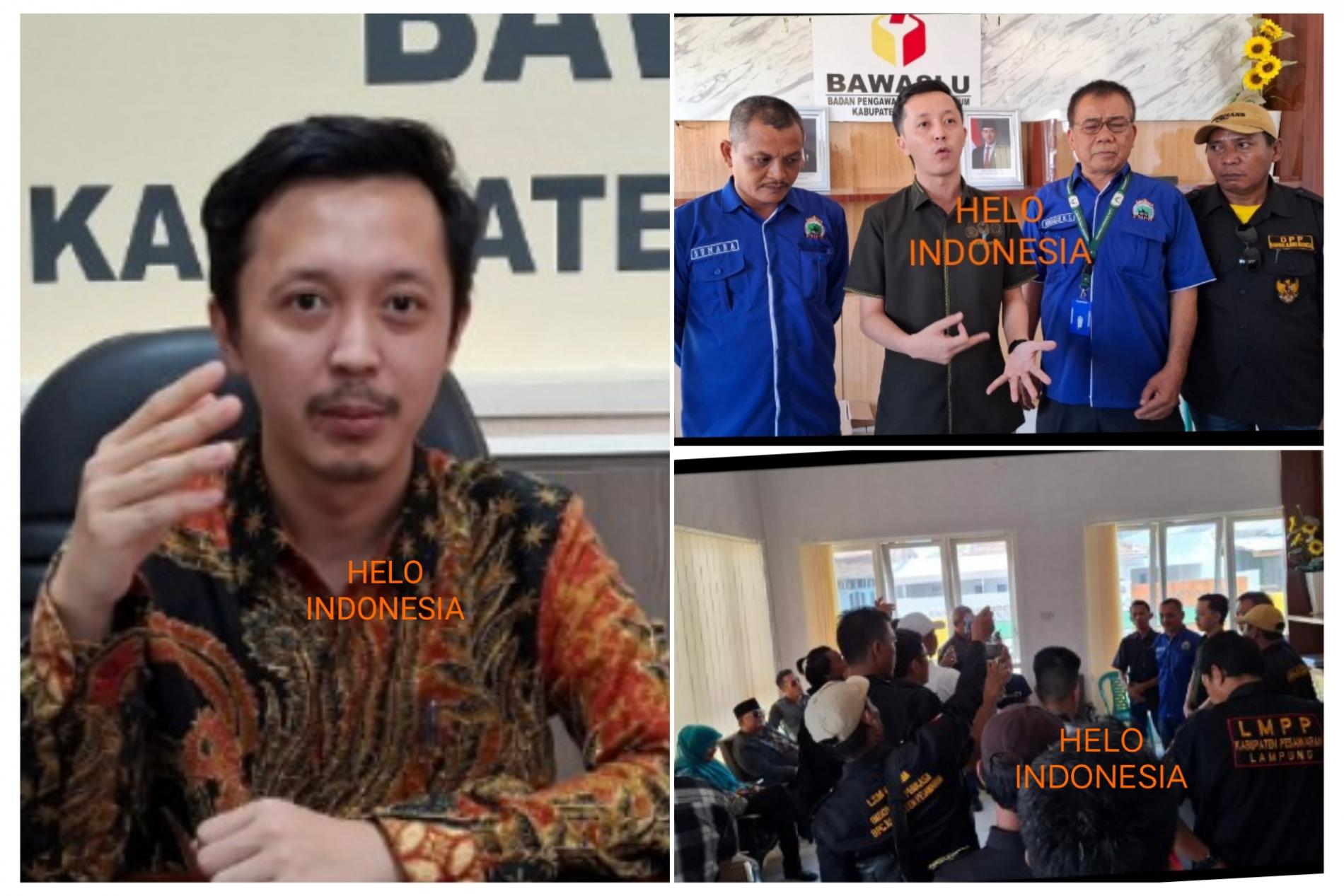 Bawaslu Pesawaran Jadwalkan Pleno Pengaduan Keabsahan Cabup 01