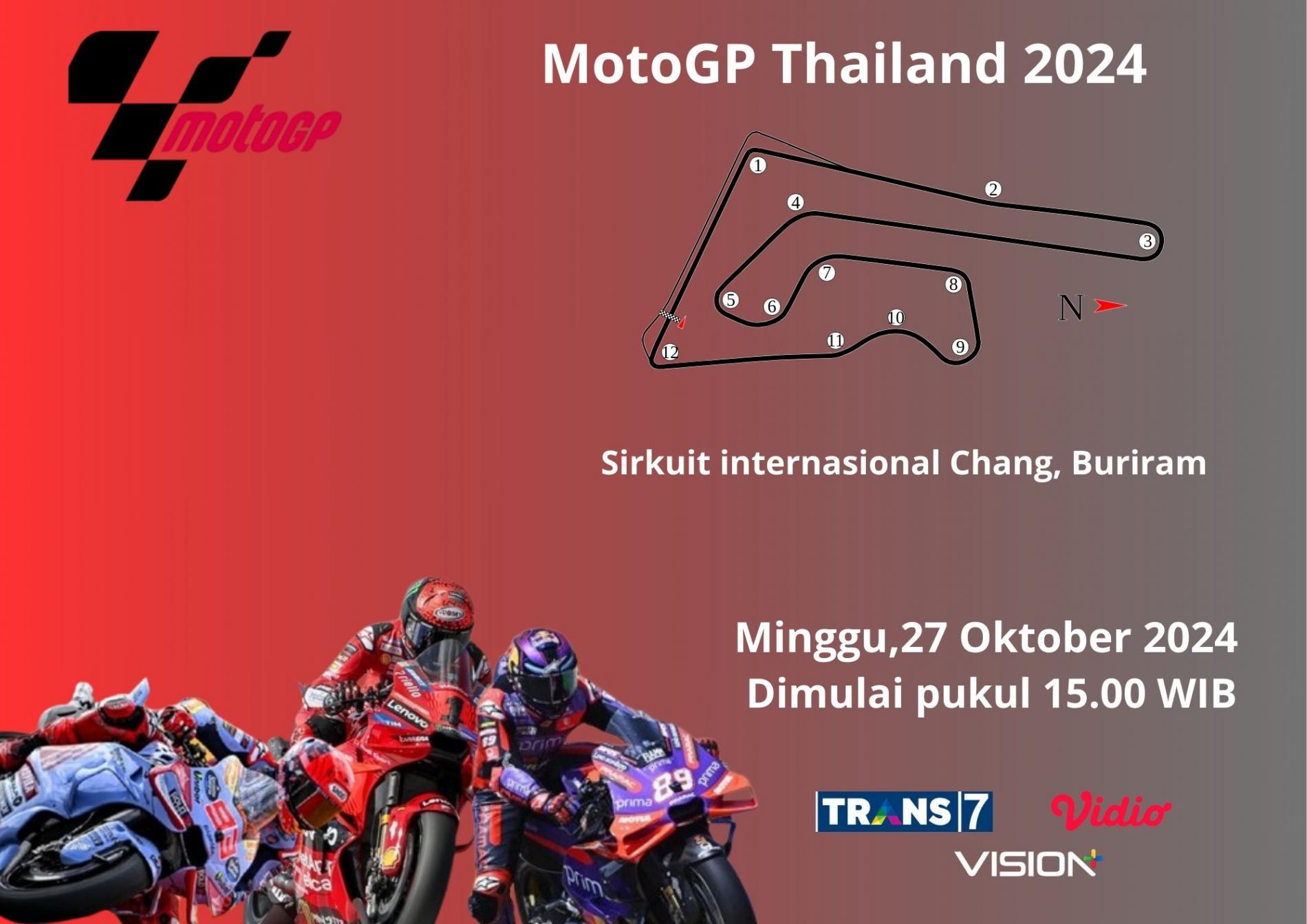 Live Streaming Race MotoGP Thailand 2024, Sedang Berlangsung! 
