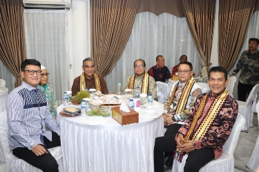 Danrem 043/Gatam Hadiri Ramah Tamah dengan Ketua MPR RI Sekaligus Acara Syukuran Ketua DPRD Provinsi Lampung