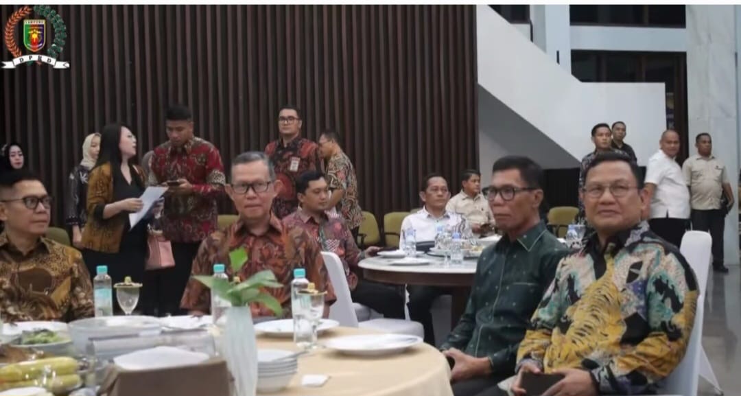 Wakil Ketua II DPRD Prov Lampung, Ismet Roni , SH. MH  Menyambut Kedatangan DPR RI Koordinator Bidang Ekonomi dan Keuangan
