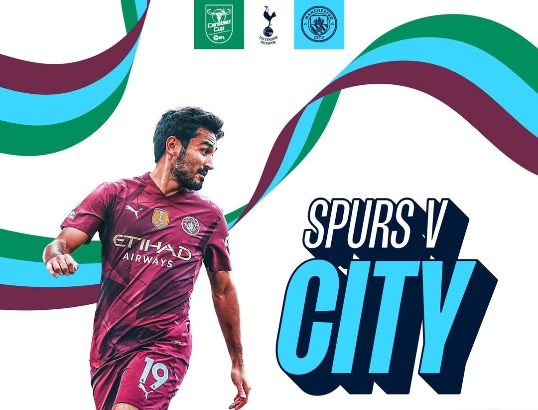 Live Streaming Babak 16 Besar Carabao Cup 2024-2025 : Tottenham Hotspur vs Manchester City, Dimulai Pukul 03.15 WIB dini hari