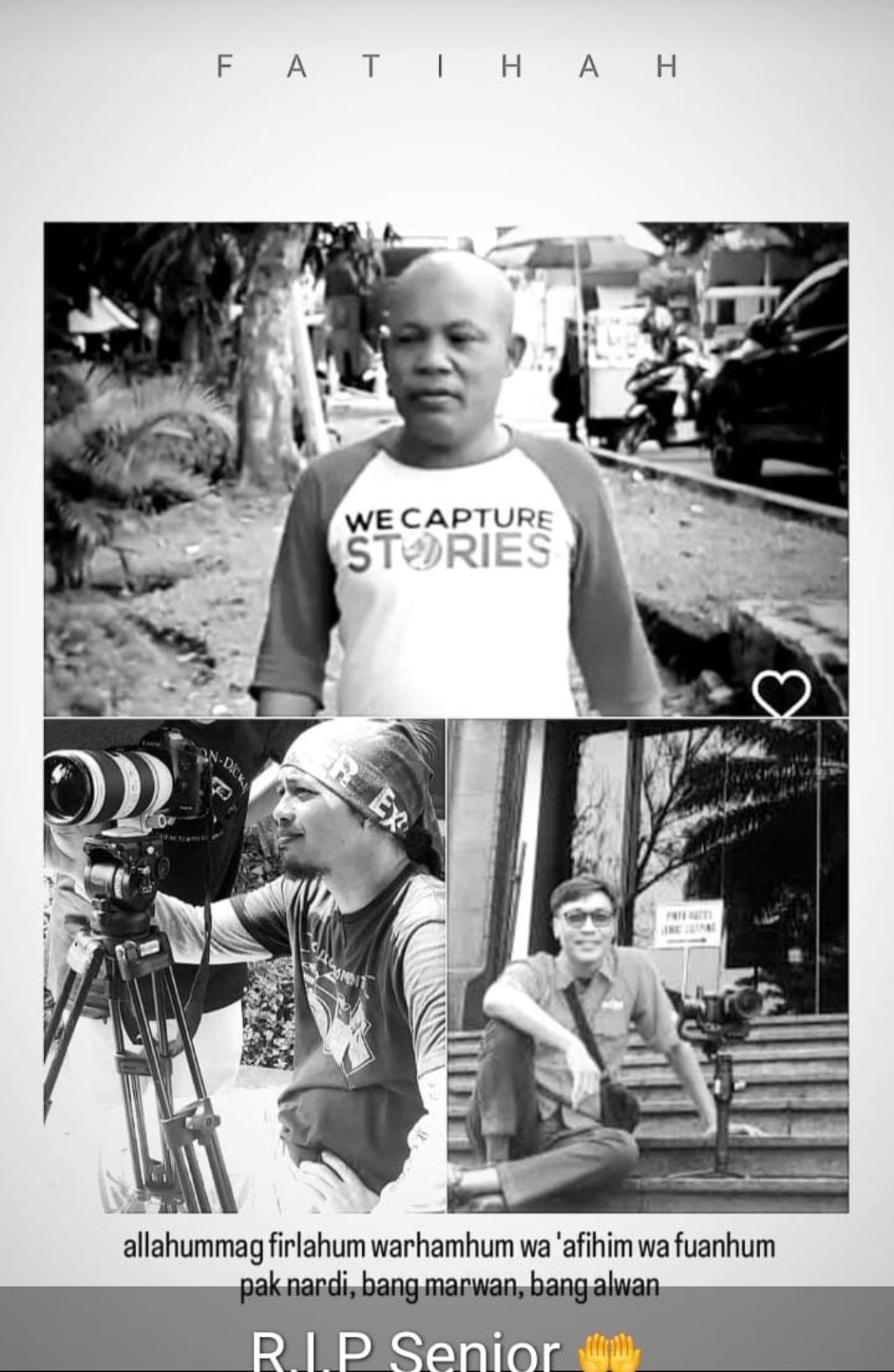 Kenangan semasa hidup korban kecelakaan kru TV One. Foto: istimewa Kenangan semasa hidup korban kecelakaan kru TV One.