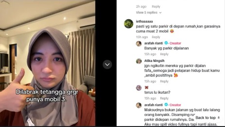 Arafah Dilabrak 5 Orang Tetangga Karena Parkir Mobil Dijalanan, Warganet Tak Bela Arafah