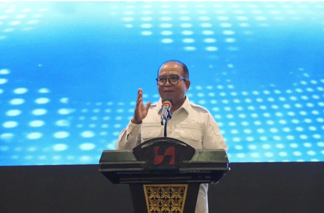 Pj. Gubernur Lampung Buka Rakor dan Sosialisasi Sistem Informasi E-PAP, Berikan Penghargaan bagi Wajib Pajak Air Permukaan Berprestasi Tahun 2024.