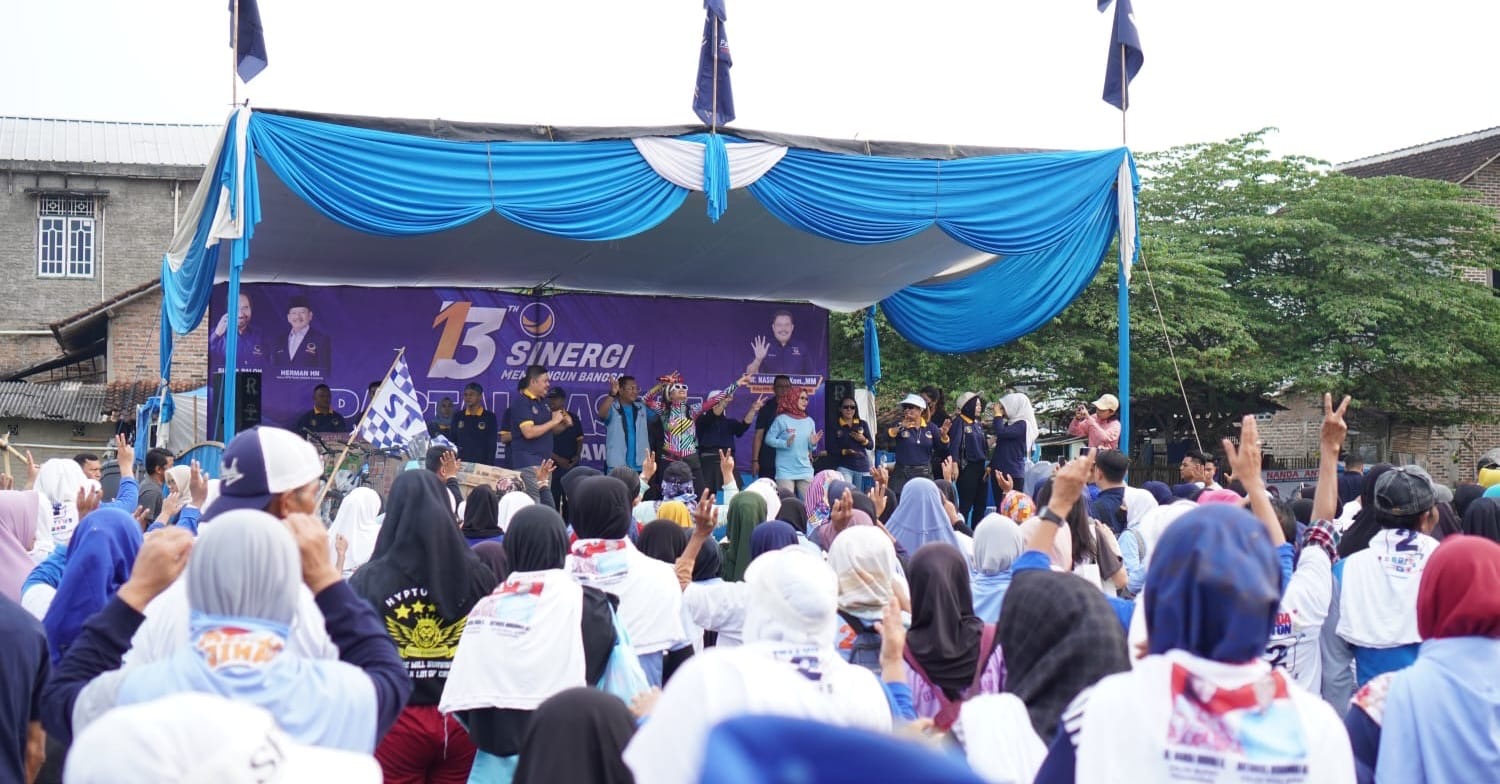 HUT NasDem, Cabup Nanda Ajak Budayakan Olahraga dan Hidup Sehat