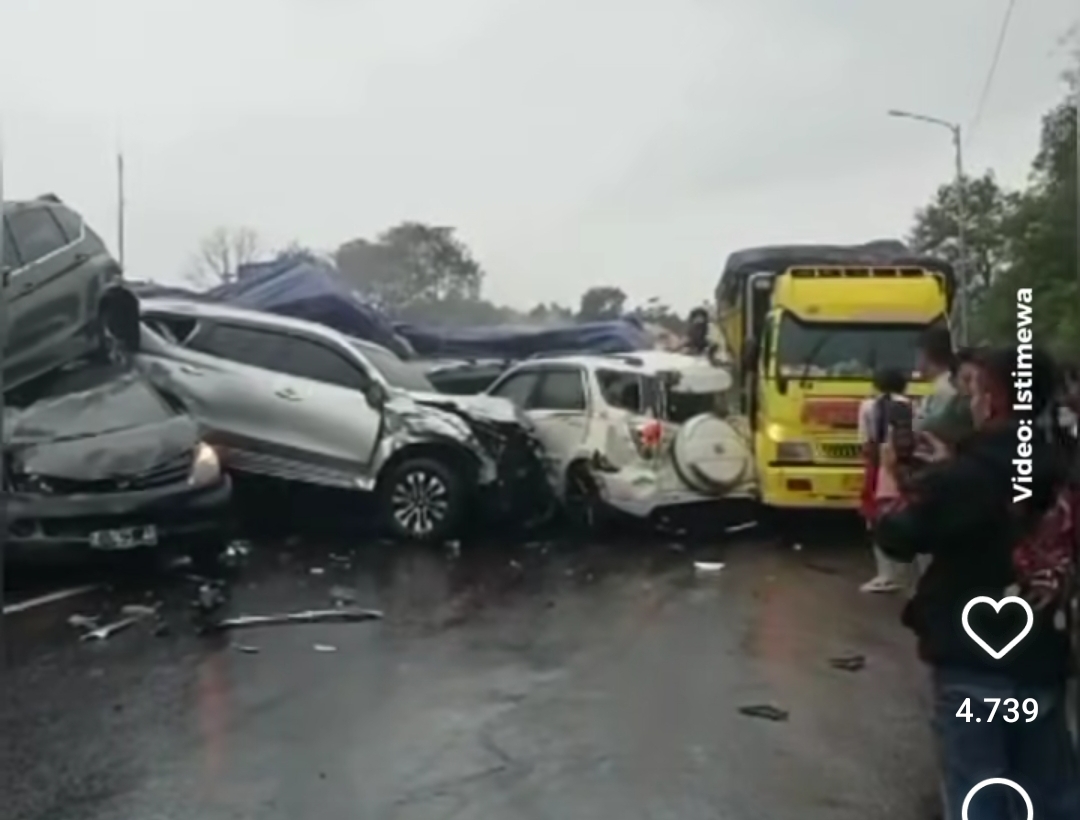 Kecelakaan Beruntun di Tol Purbaleunyi KM 92, Diduga Akibat Truk Rem Blong