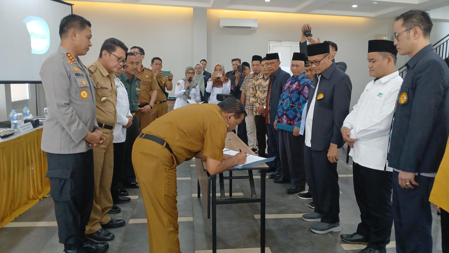 Lintas Agama Deklarasi Damai Pemilihan Kepala Daerah di Bandarlampung