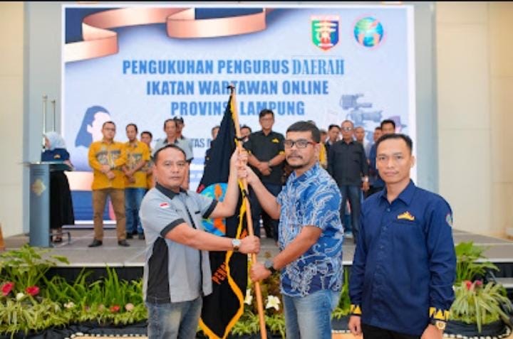 Arpani Ketua PD IWO Tubaba Dikukuhkan Ketum Teuku Yudistira