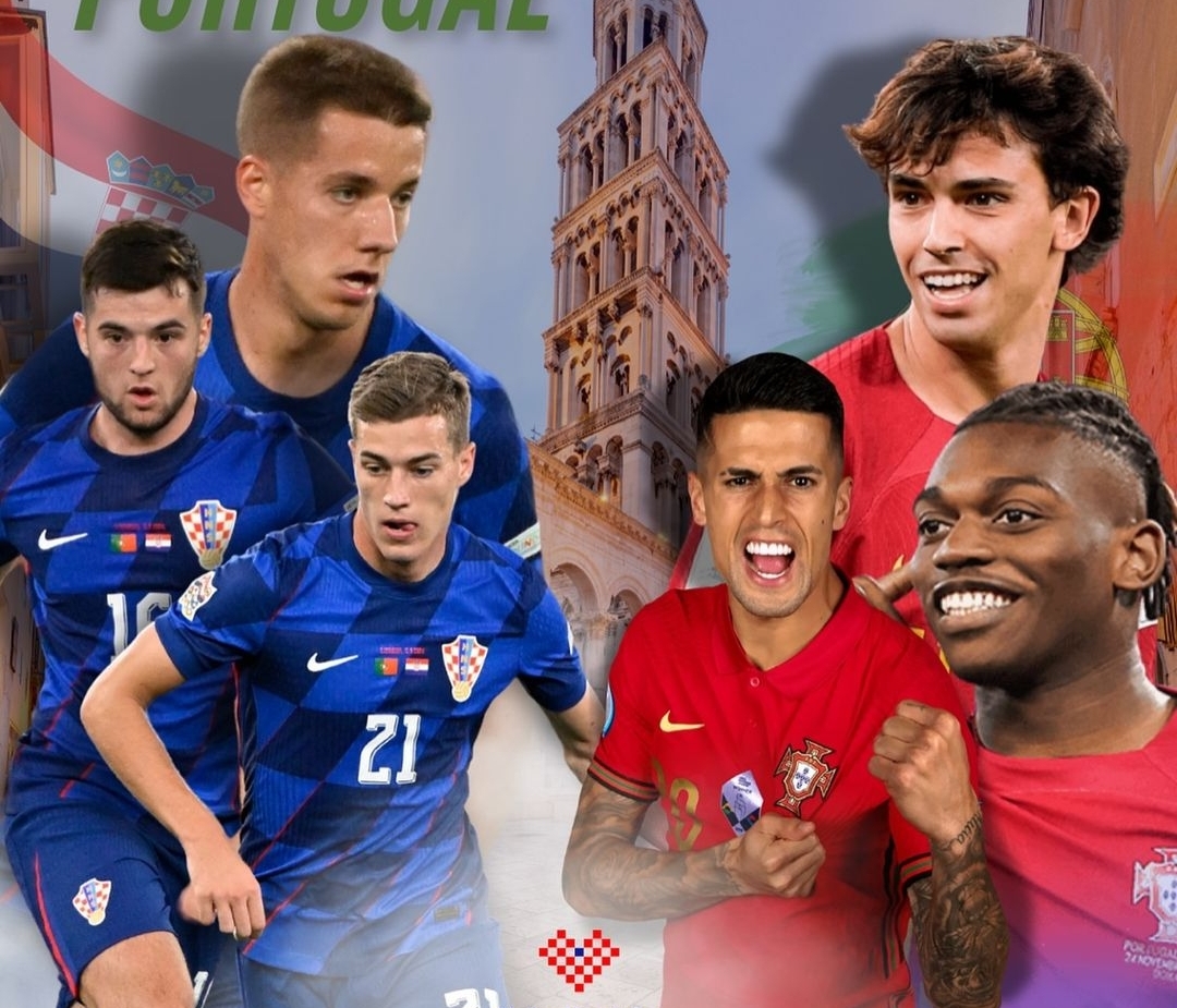 Jadwal Pertandingan Matchday 6 UEFA Nations League A 2024-2025 Grup 1 :  Kroasia vs Portugal