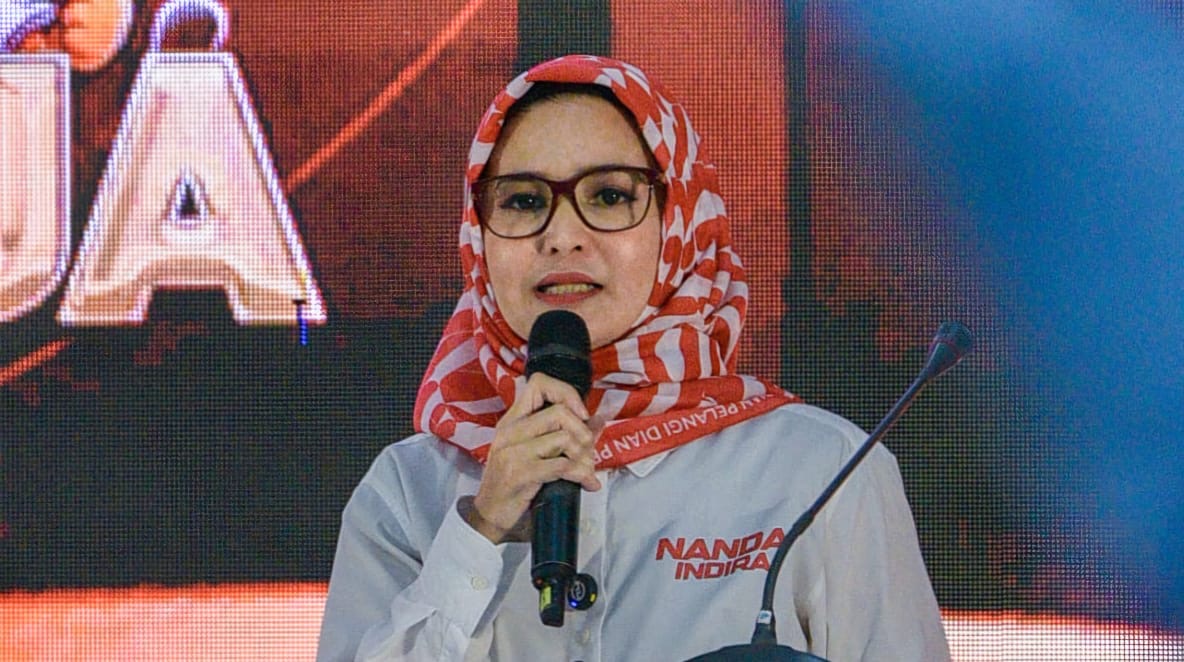 Jelang Masa Tenang, Cabup Nanda Ajak Masyarakat Jaga Kamtibmas