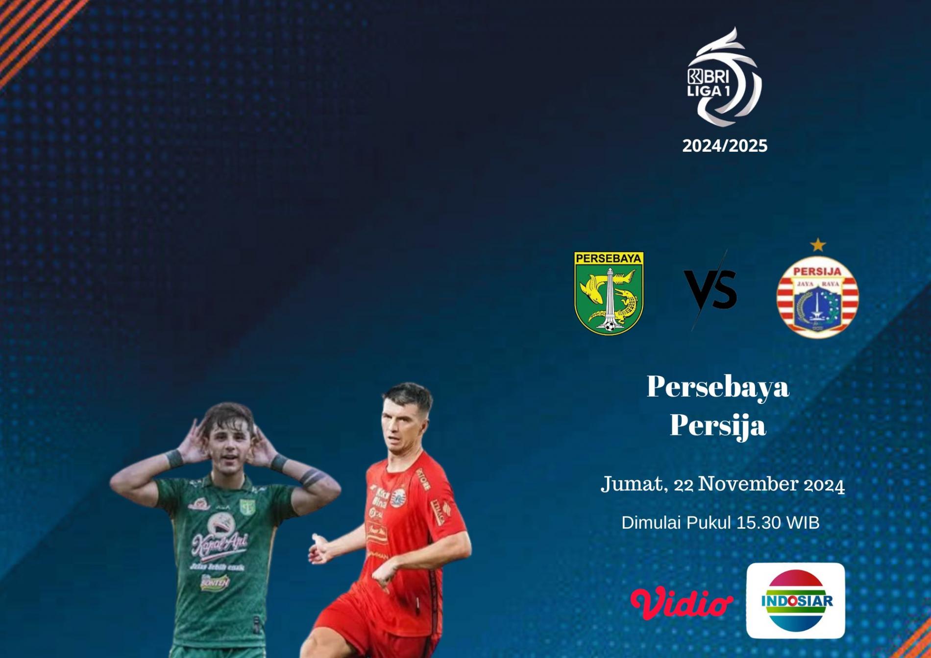 Live Streaming BRI Liga 1 2024-2025 : Persebaya vs Persija, Sedang Berlangsung! 