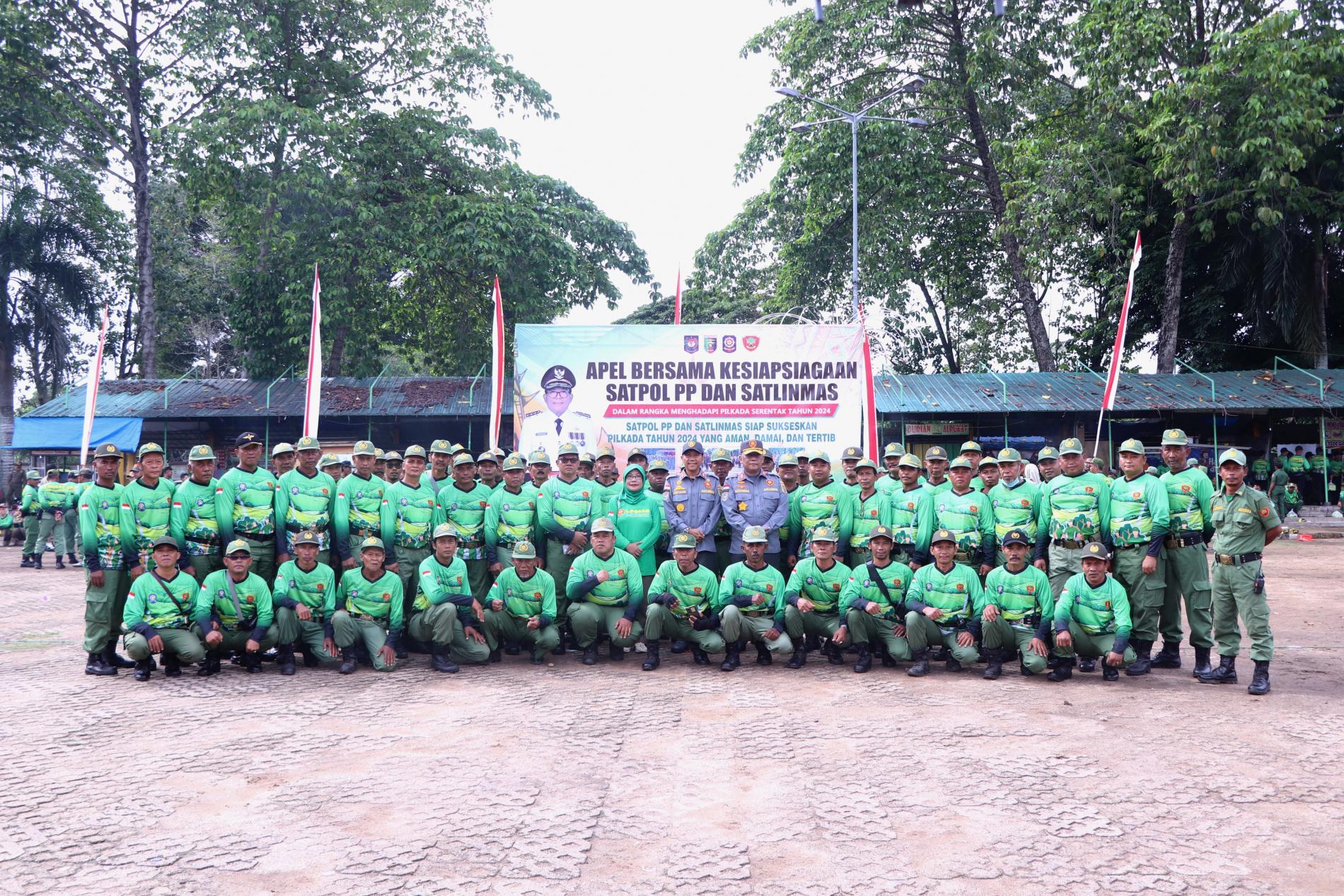 Satpol PP dan Satlinmas Siap Amankan Pilkada Serentak 2024 di Lampung, Apel Bersama di Kota Metro Perkuat Sinergi dan Kesiapsiagaan