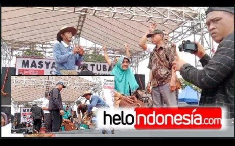 Mbah Painem dan Ribuan Warga Terharu Kampanye Pamungkas Pilih Kotak Kosong Pilbup Tubaba